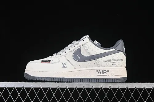 All categories Nk Air Force 1 Air Force series Nk Air Force 1 Low Air Force low-top Nike Air Force 1'07 Low LV joint beige woven label Air Force 1 low-top casual sneakers CX5050-Y08